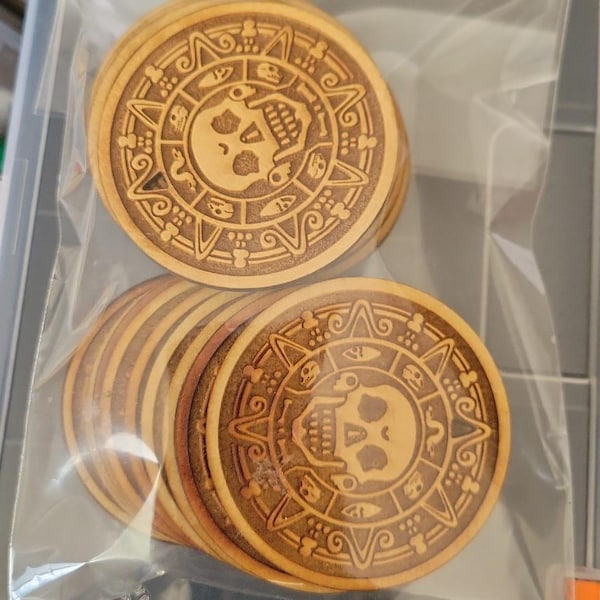 Pirate Coins - Files for Laser Machines - Vector Templates and Patterns ...