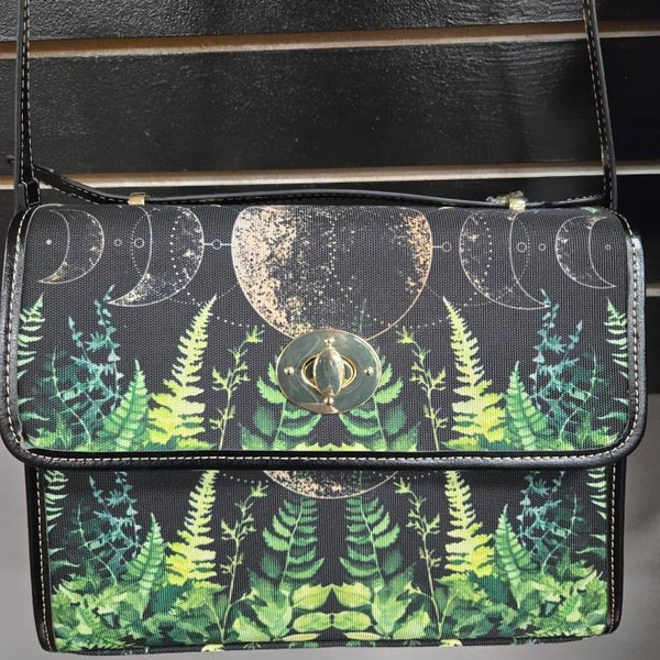 Backpack - Nappa Leather - Midnight Monstera - Lunaria Rose