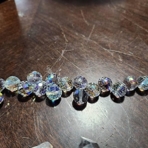 Perle Di Vetro Di Cristallo Sfaccettate Rotonde Piatte 50 Pezzi 8 - Foto 2