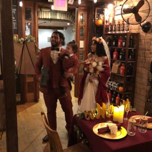 burnt orange shawl for wedding