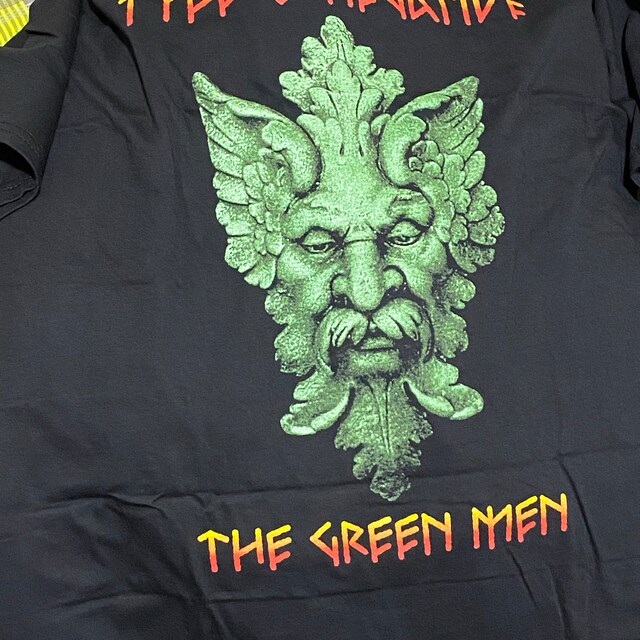 Type O Negative Green Man Logo T-Shirt - Official Band Merch, Black Unisex Tee, Available In Multiple Sizes