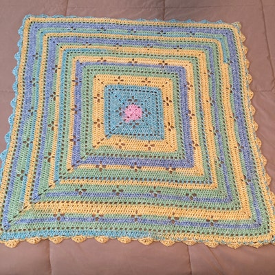 Crochet Baby Blanket Pattern Midwife in a Square (Download Now) - Etsy