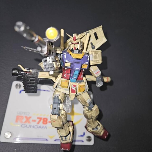 Premium Gunpla Acrylic Rx-78-2 Display Base With Standoffs | 1/100