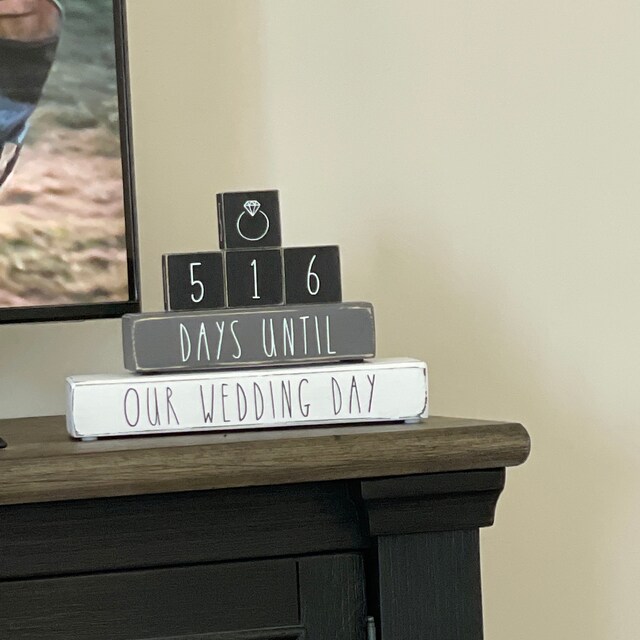 Aazon.co : 1 Year (365 Days) Wedding Count Down Calendar - 5.75"x3.75