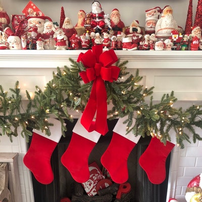 French Bleu Christmas Stockings by Saule Parc main image 0