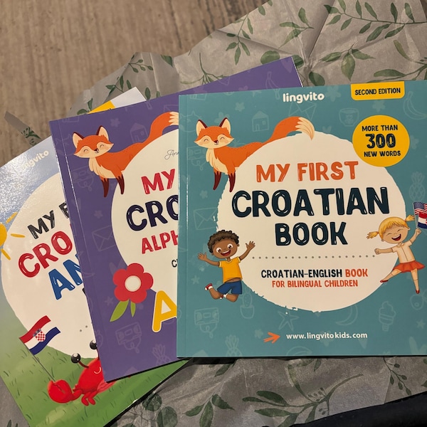 My First Croatian Book for Kids Croatian Alphabet Croatian Language ...