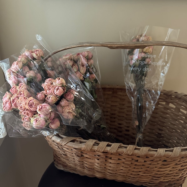 Dried Roses Flower Bundlenatural Rose Bud Flowerreal Rose With ...