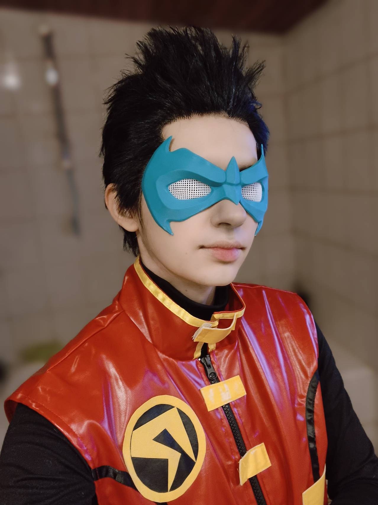 Robin With DETACHABLE eye mesh, various colours, Cosplay Costume Halloween Domino Mask 3D print