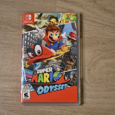 Super Mario Odyssey Cover Art: Replacement Insert & Case for Nintendo ...