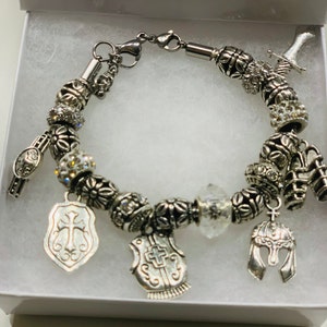 Armor of God Charm Bracelet for Women Handmade Jewelry Gifts for Her - Etsy