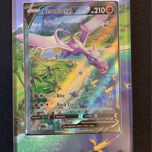 Carta Pokemon Aerodactyl Gx - Rainbow Full Art - Original Pt