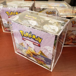 Pokemon Acrylic Booster Box Display Case Box, Framing/display Quality Grade  - Etsy