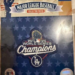 Official 2025 World Series Champions Patch - Jersey Patch Los