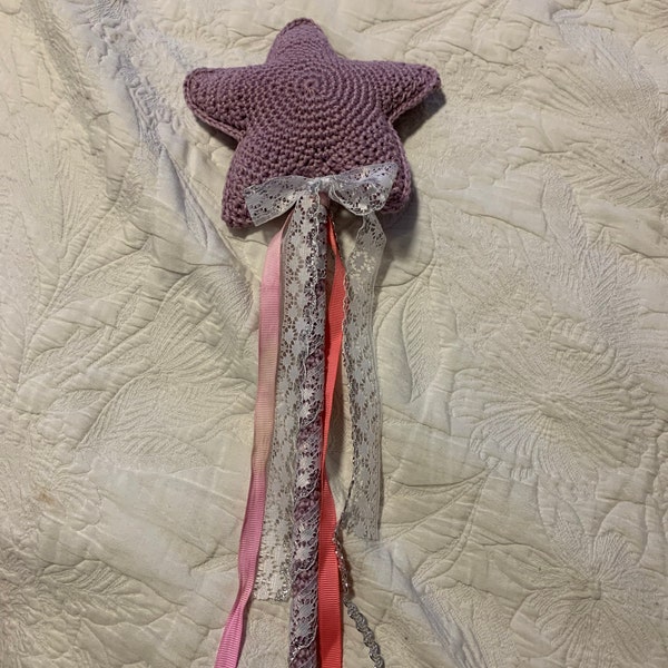 Wand Pattern CROCHET PATTERN, Crochet Fairy Wand Pattern, Amigurumi Fairy Wand ...