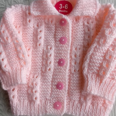 Baby Daisy Knitted Cardigan