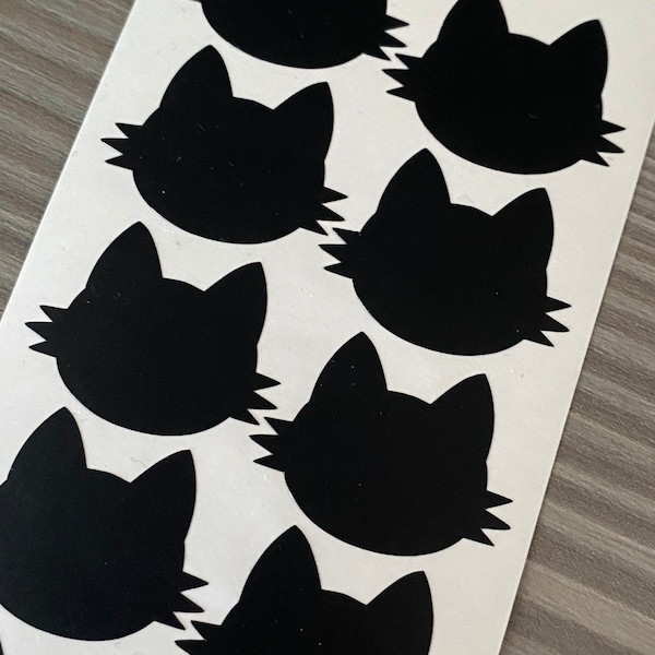 Cat Decorative Stickers: Kitty Envelope Seals, Gift Wrapping - Etsy
