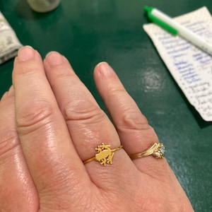 Customer photo, Frog Ring