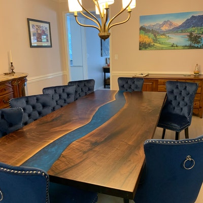 Custom Live Edge River Tables, Dining Table, Conference Tables, Bar ...
