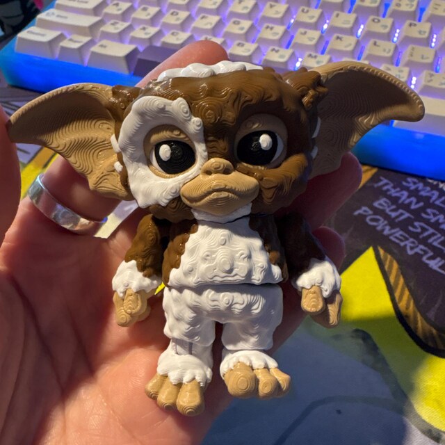 3D Printed Gizmo Figure – Articulated Gremlins Fan Art | Moveable