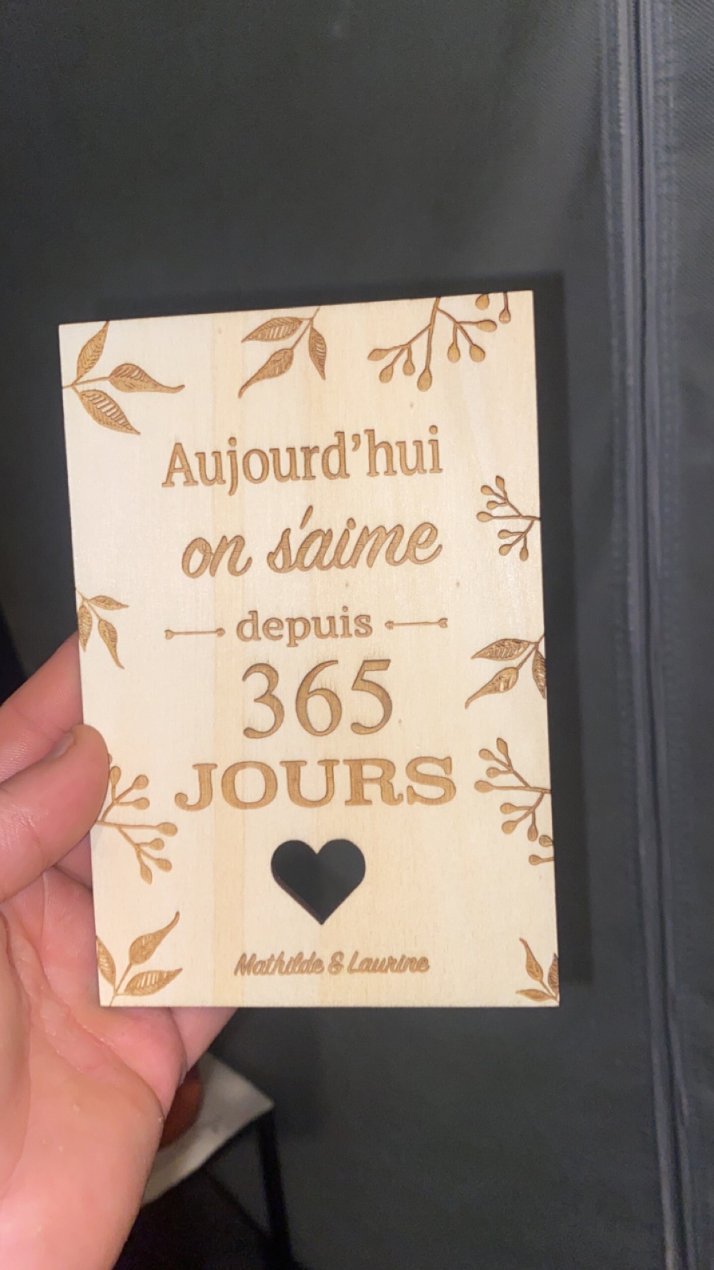 &quot;Today I love you for... days/years&quot; card, personalized Christmas gift for couples, Valentine&#39;s Day gift, dating gift, wedding anniversary