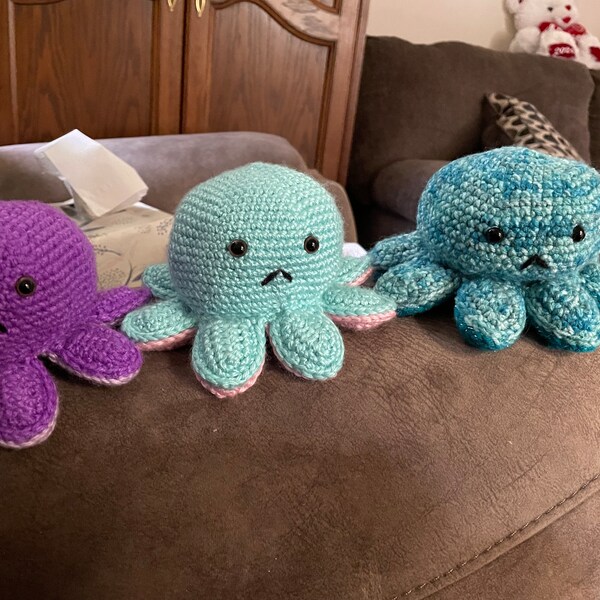 PATTERN: Crochet Reversible Octopus Pattern - Etsy