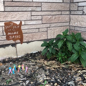 Don't Step on the Mome Raths Yard and Garden Stick Sign Alice in ...
