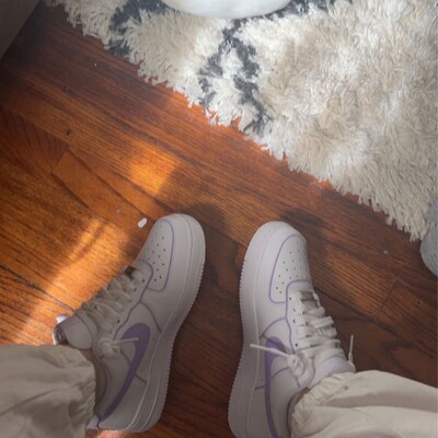 custom painted air force 1's