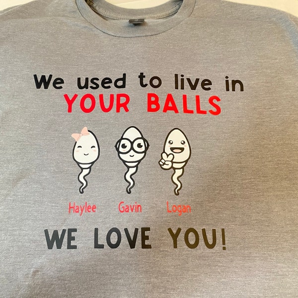 We Used to Live in Your Balls SVG File for