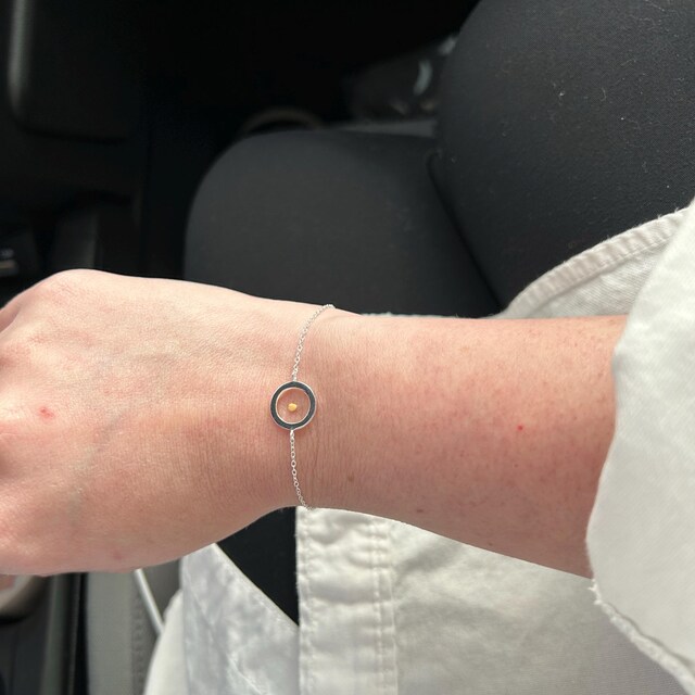 ONEFINITY Bracciale Con Semi Di Senape Bracciale Con Fede In Argento Sterling 925 Gioielli Religiosi Regali Di Natale Per Uomini E Donne