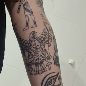 Joker Full Set Suicide Squad Temporary Tattoo Gangsta Neck Etsy