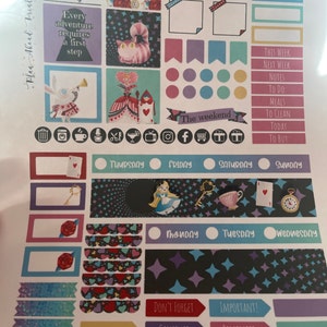 Big Happy Planner Printable Stickers Vertical Weekly Kit, Magical ...