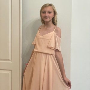 Bateau Neckline Floor-length Junior Bridesmaid Dresses Royal Blue