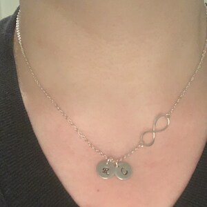 Personalized Infinity Necklace, Mommy, Mothers Necklace, Grandma Gift ...