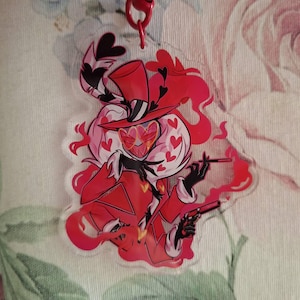 The Vees Hazbin Hotel Keychains - Etsy