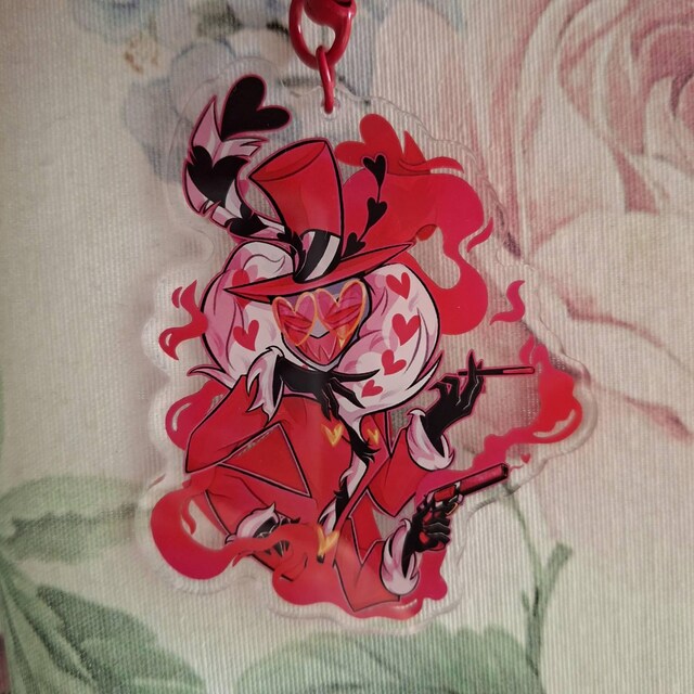 The Vees Hazbin Hotel Keychains - Etsy