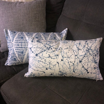12 X 20 Throw Pillow Cover, One Pillow Cover, Designer Lumbar Pillow ...