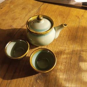 手作りの韓国製青磁茶器セット（一人用）：小型陶器 - Etsy 日本