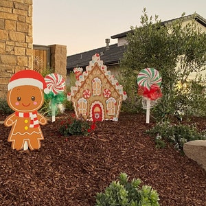 Large Christmas Lollipop Yard Decorations - Etsy