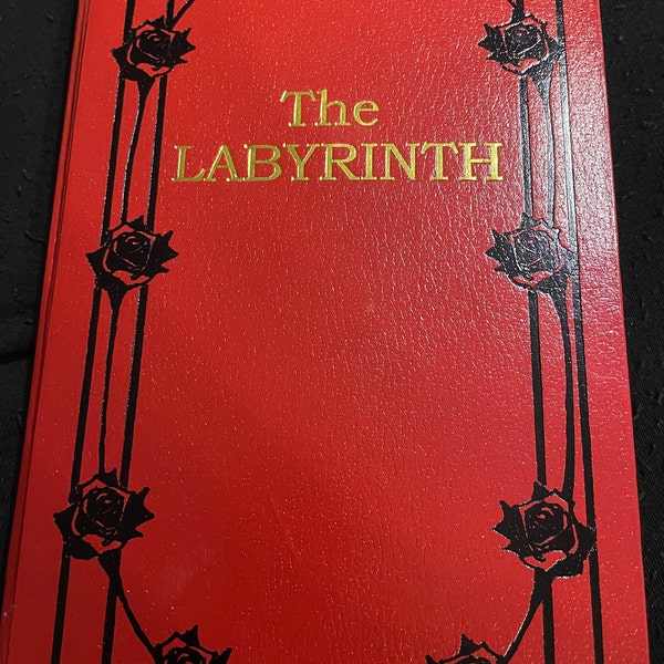 The Labyrinth Red Book Prop Replica - Etsy