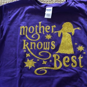 Download Mother Knows Best Tangled Magical Glitter Shirt | Etsy