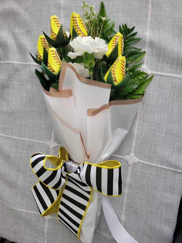 Softball Roses Select Qty Softball Gift Back to School