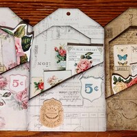 Pocket Tags, Loaded Envelope, Junk Journal Kit, Printable Ephemera ...