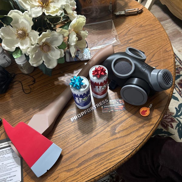 Pyro Gas Mask: 3D Printed Wearable Replica Cosplay Prop, S/M/L (team ...