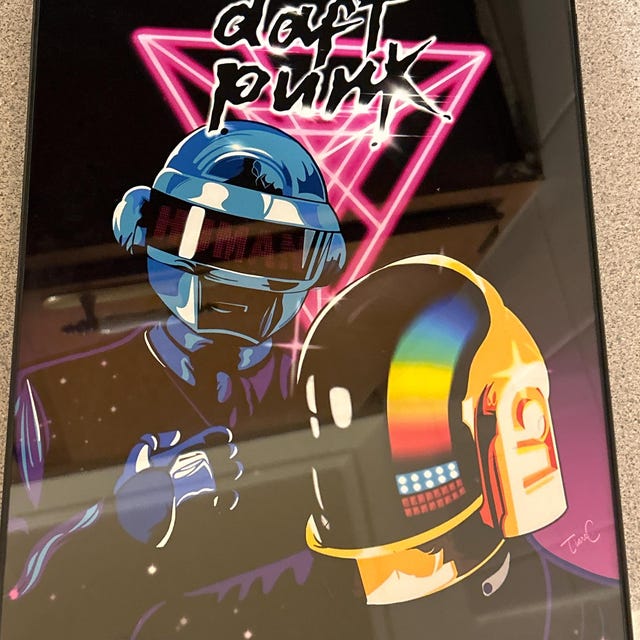 Daft Punk Glossy Print 8.5 X 11 In - Etsy