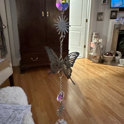 Witchy Hanging Decor/ Aesthetic Butterfly Decor / Light Prism ...