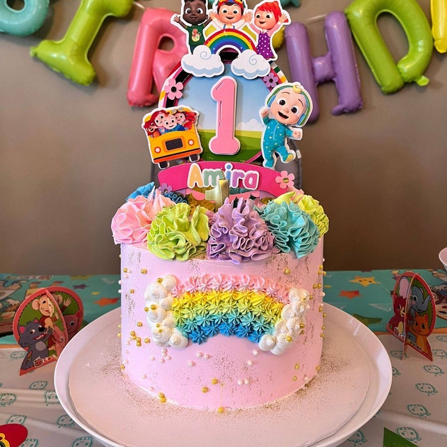 Cocomelon Cece Birthday cake toppe, cocomelon Birthday Party decor,  Cocomelon birthday cake toppers, cocomelon girl birthday – DN Decorlance  By: DarNil Dynasty LLC