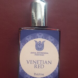 Venetian Red Olfactory Art in a Bottle Marine Floral and 