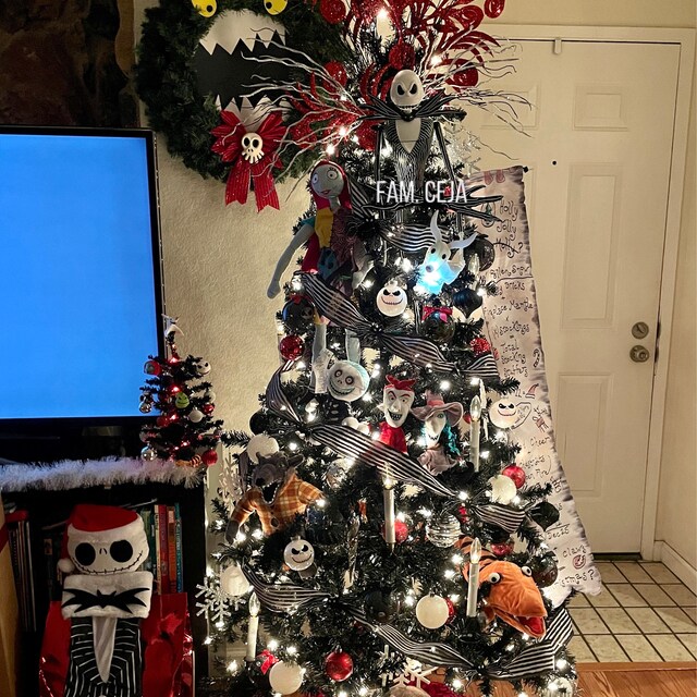 ホーンテッドマンション 絵画 ナイトメア・ビフォア・クリスマス ナイトメアービフォアクリスマス USDL2016ホーンテッド