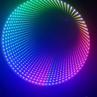 İnfinity Mirror Wall Decor, İnfinity Effect, LED Light Wall Decor ...