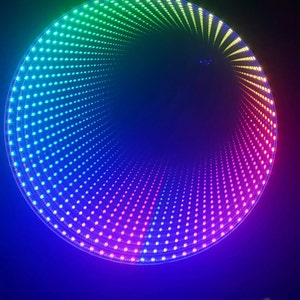 İnfinity Mirror Wall Decor, İnfinity Effect, LED Light Wall Decor ...